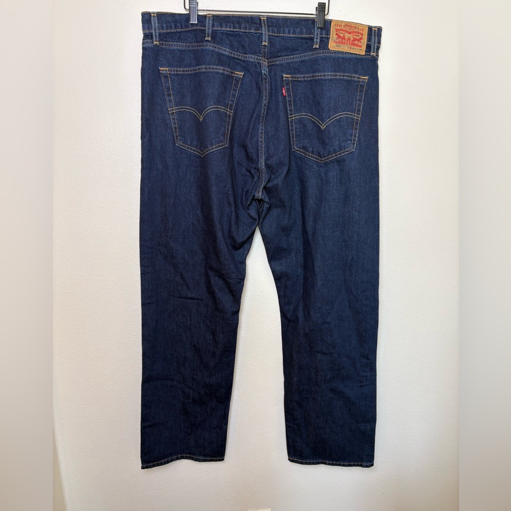 Levi’s 505 Regular MEN'S JEANS 40x30 Dark Wash - Picture 2 of 7